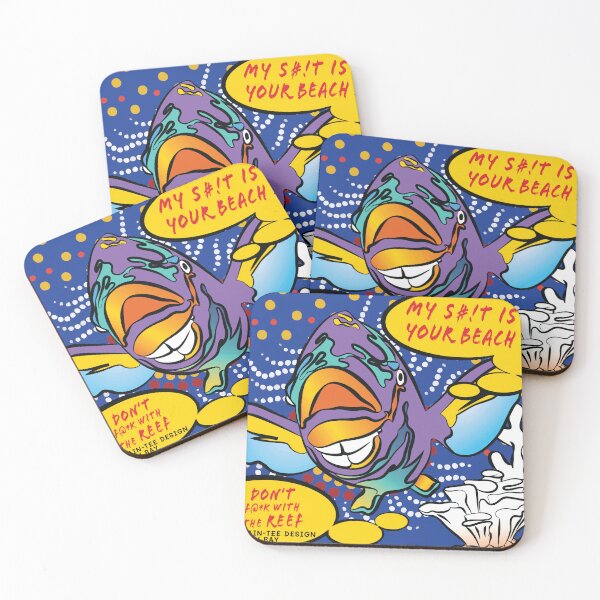 Item preview, Parrot Fish Great Barrier Reef designed and sold by DAIN-TEE DESIGN COW BAY.