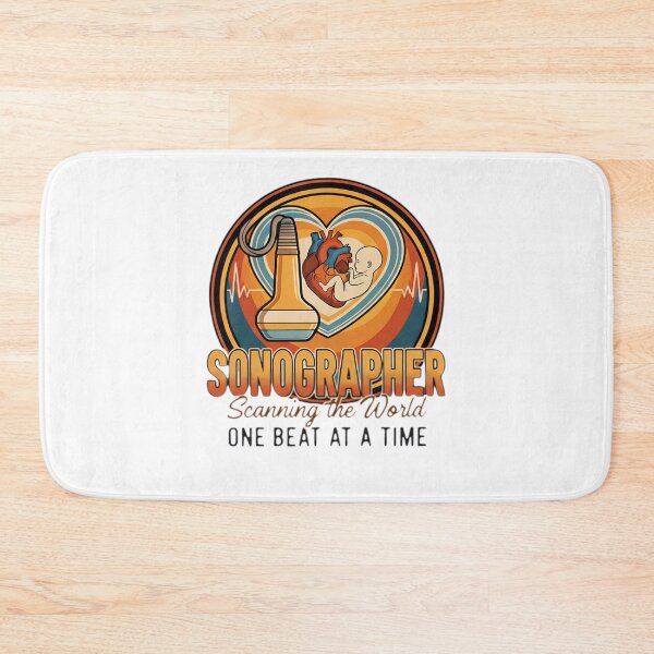 Item preview, Retro Sonographer Heartbeat Ultrasound Technician Medical Art designed and sold by MyProfessionaltees.