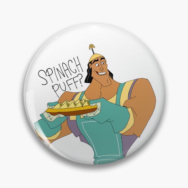Item preview, Kronk Emperor’s New Groove Sticker Spinach Pufffs funny designed and sold by mosnarf.