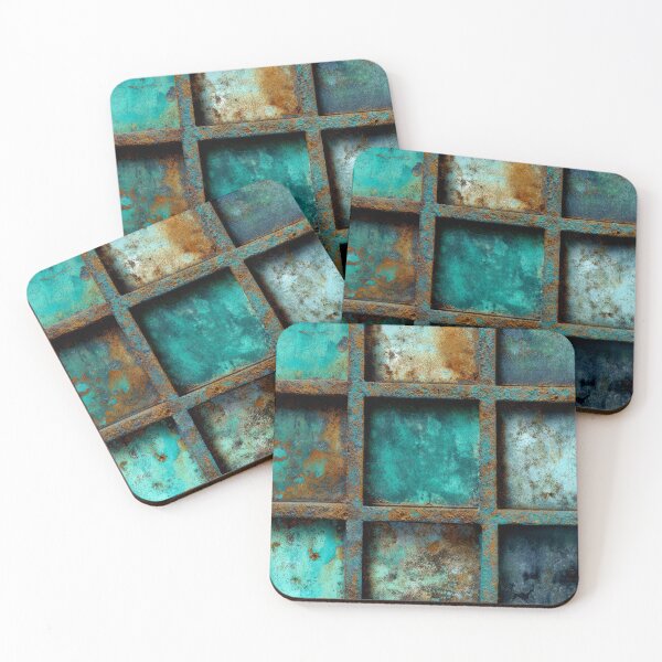 Item preview, Industrial Urban Blue Metallic-Like Elegantly Rusty Design  designed and sold by DEC02.