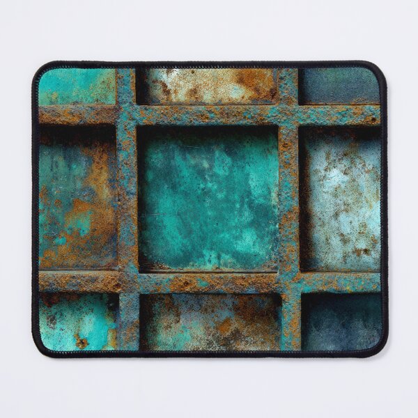 Item preview, Industrial Urban Blue Metallic-Like Elegantly Rusty Design designed and sold by DEC02.
