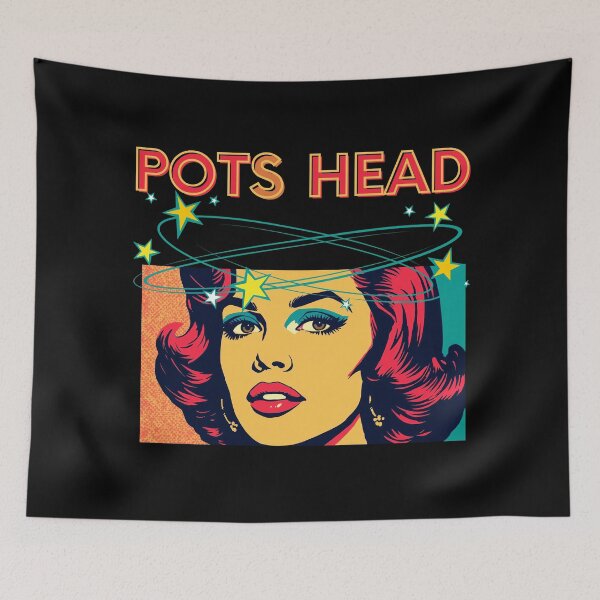 Item preview, POTS Head - Dizzy Potsie designed and sold by pulse_retail.
