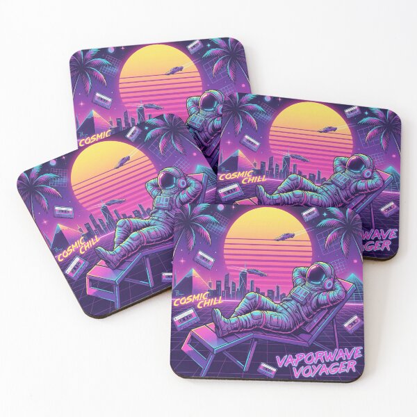 Item preview, Vaporwave Voyager: Cosmic Chill Astronaut Retro 80s Aesthetic designed and sold by Simple Graphics.