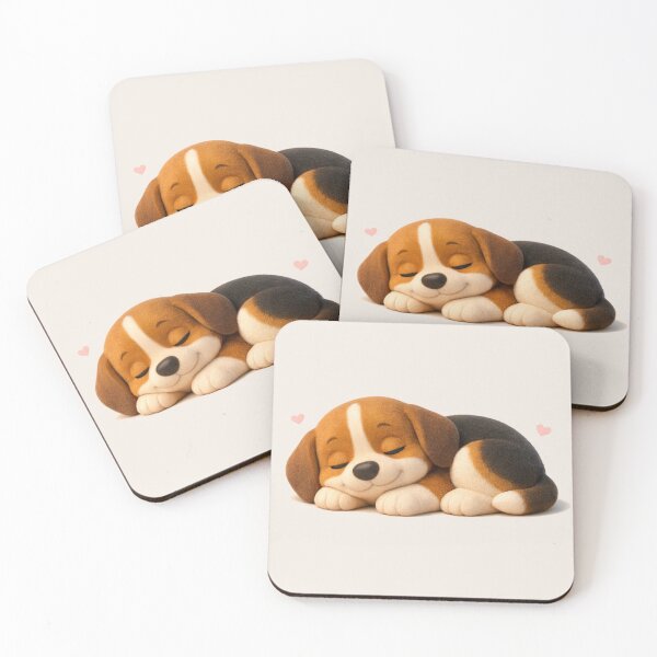 Item preview, Dreamy cinematic 3D puppy illustration with warm tones and subtle hearts, expressing timeless dog love. designed and sold by dogmomtees.