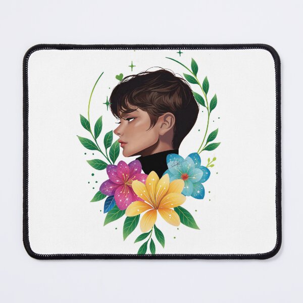 Item preview, Ethereal Flora: Short Hair Portrait designed and sold by mimi22z.