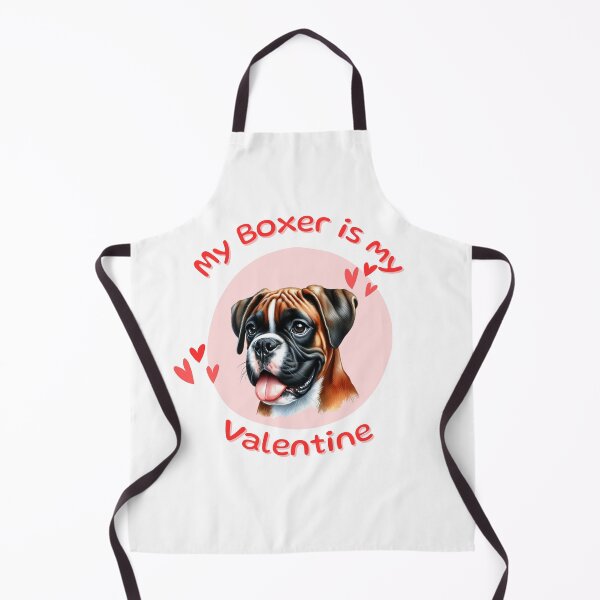 Item preview, My Boxer is my Valentine designed and sold by teesbymcab.