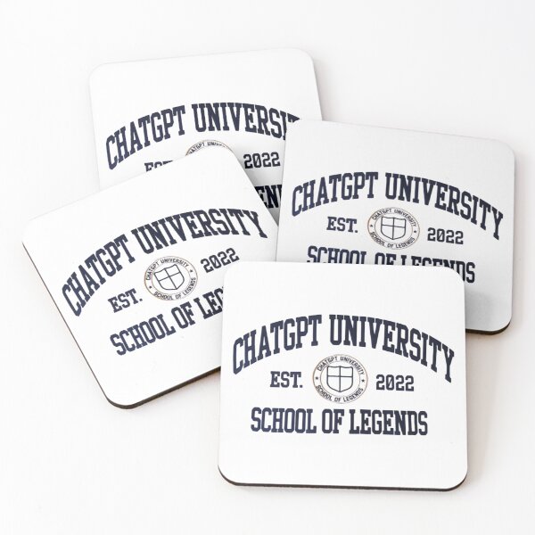 Item preview, ChatGPT University — School of Legends designed and sold by Nacho Average Designs.