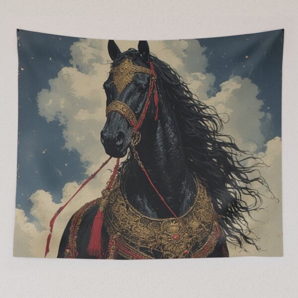 Item preview, The Stallion of Crimson Dominion designed and sold by SabaMirzique.
