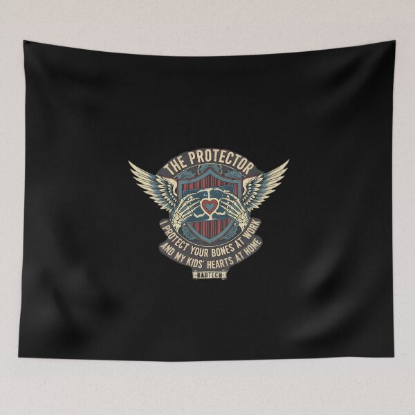 Item preview, Vintage Rad Tech Protector Shield - Retro Radiologic Technologist designed and sold by MyProfessionaltees.