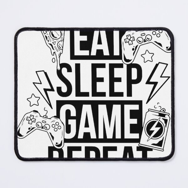 Item preview, Eat Sleep Game Repeat – Gamer Quote Design designed and sold by alex-oliveira.