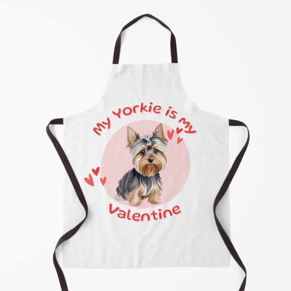 Item preview, My Yorkie is my Valentine designed and sold by teesbymcab.