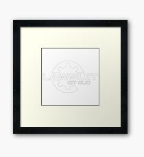 Gear Logo Framed Print
