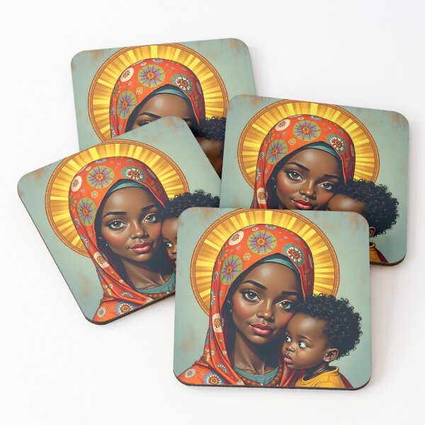 Item preview, Sacred Embrace: Black Madonna & Child designed and sold by ChloeDesigns401.