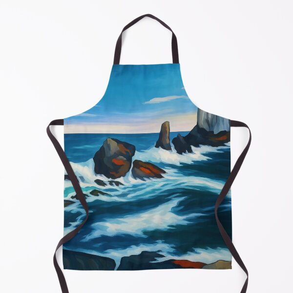 Item preview, Rocky Coastline – Sentinels of the Sea - Seascape Painting designed and sold by WildPaletteMM.