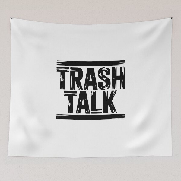 Item preview, Trash Talk Distressed Typographic Design designed and sold by Peter Stawicki.