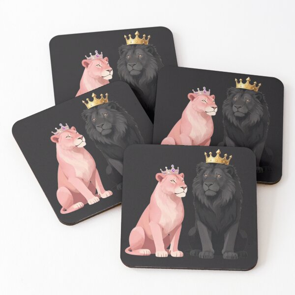 Item preview, Royal Lion & Lioness Illustration designed and sold by MKVisions.