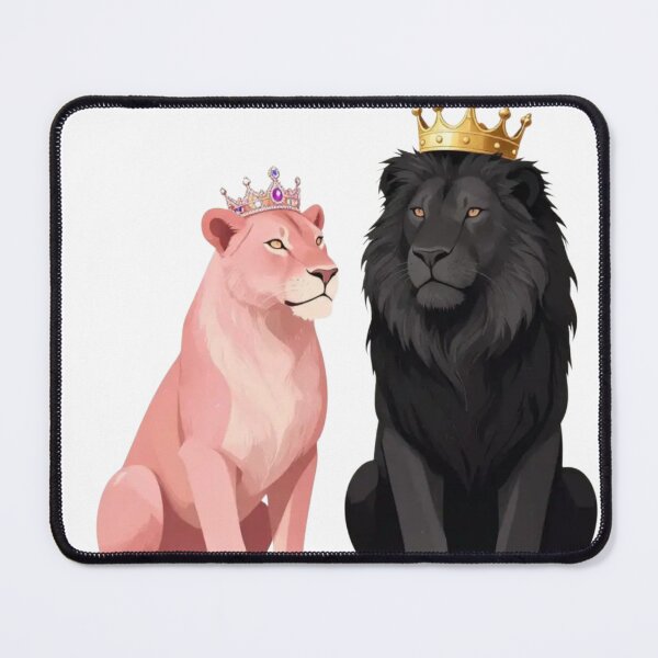 Item preview, Royal Lion & Lioness Illustration designed and sold by MKVisions.
