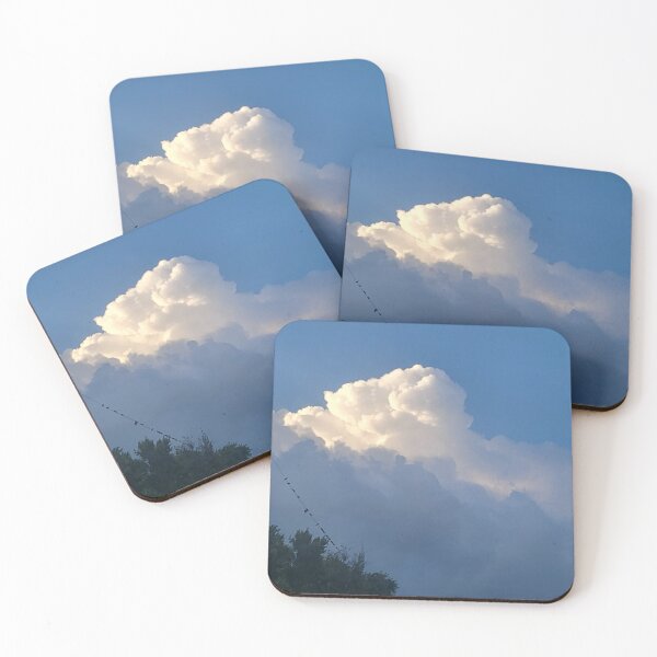 Item preview, Clouds, Phone Lines, Birds and a Tree designed and sold by Abeink1030.