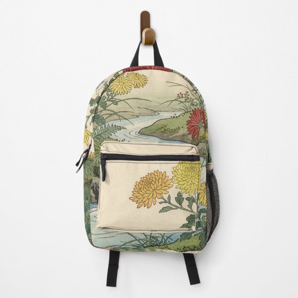 Item preview, Chrysanthemums by Stream after Ohara Koson designed and sold by Tridentulus.
