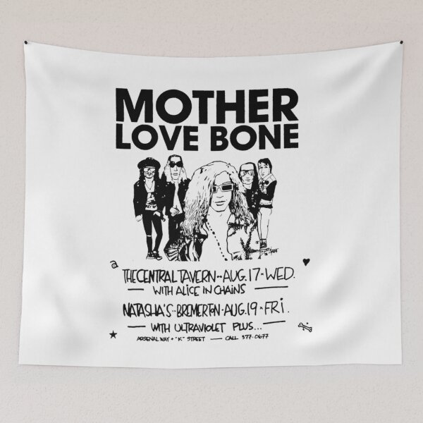 Item preview, Mother Love Bone The Centiral Tavern Aug 17 Wed With Alice In Chains Natasha's Beemertn Aug 19 Fri With Ultravolet Plus  designed and sold by Mixedfruit.