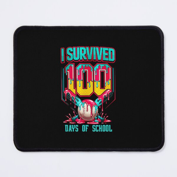 Item preview, I Survived 100 Days Of School Baseball Power Design designed and sold by miaa-artistshop.