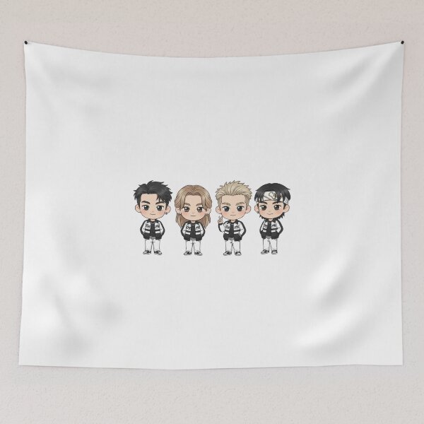 Item preview, LNGSHOT chibi – Ohyul, Ryul, Woojin & Louis K-pop designed and sold by GigiEssense.