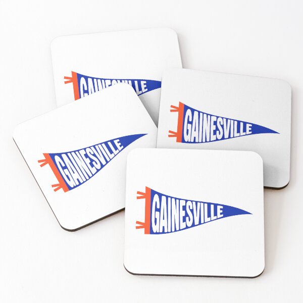 Item preview, Gainesville Florida Vintage Pennant - Orange and Blue Retro Fan Art designed and sold by Sparkledust Creations.