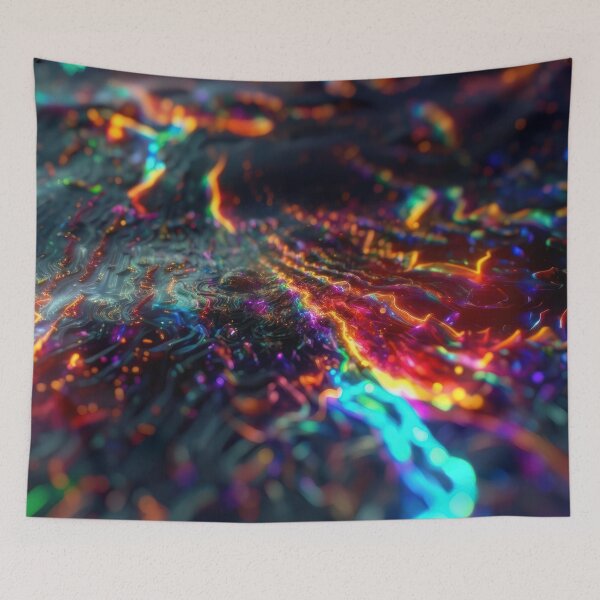 Item preview, Digital Lava Flow: Glowing Sci-Fi Texture designed and sold by B-Russ-Stuff.