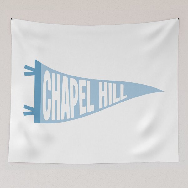 Item preview, Chapel Hill North Carolina Vintage Pennant - Carolina Blue Retro Fan Art designed and sold by Sparkledust Creations.