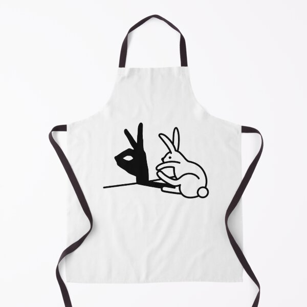 Item preview, Rabbit Hand Shadow Puppets Humor Pop Art designed and sold by Mixedfruit.