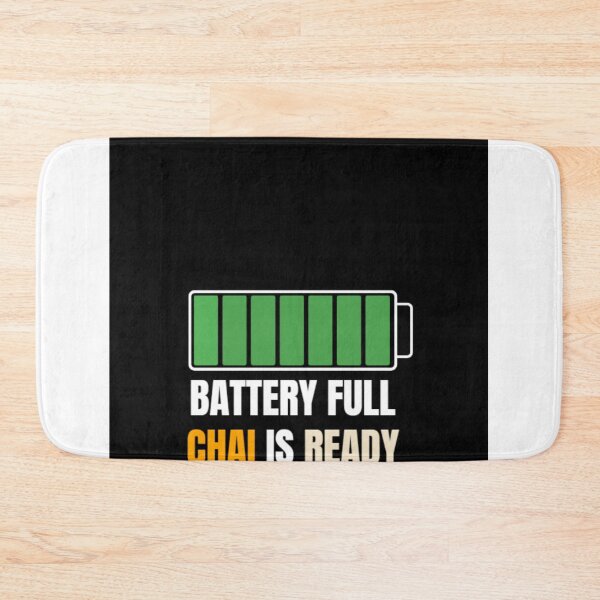 Item preview, “Battery full, chai ready to enjoy” designed and sold by Plav!.