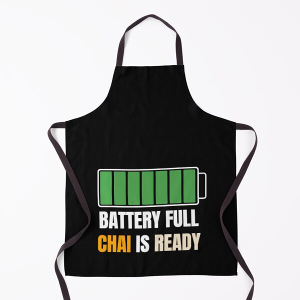Item preview, “Battery full, chai ready to enjoy” designed and sold by Plav!.