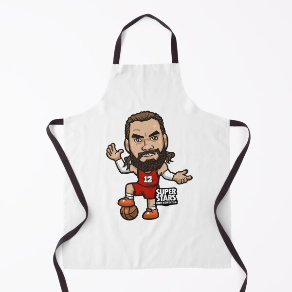 Item preview, “Steven Adams Basketball Cartoon Art – Retro NBA Star Illustration” designed and sold by PJDRAW.