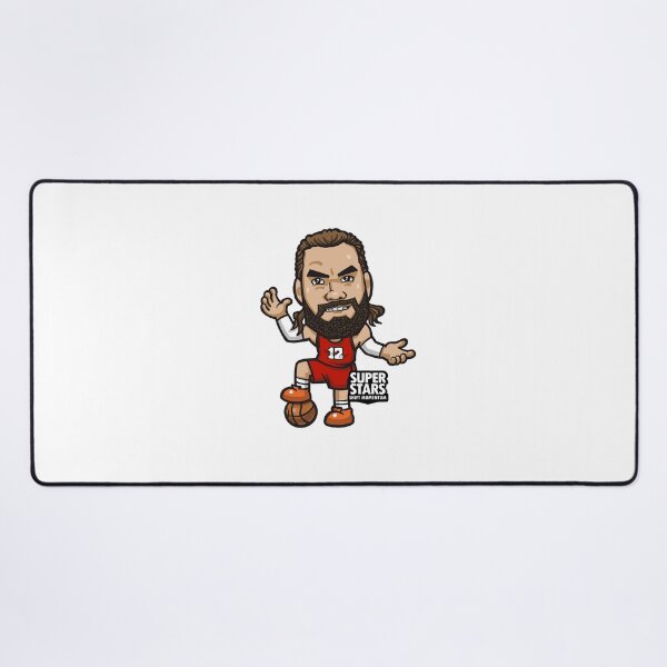 Item preview, “Steven Adams Basketball Cartoon Art – Retro NBA Star Illustration” designed and sold by PJDRAW.