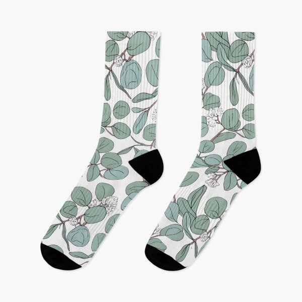 Item preview, Minimalist Eucalyptus Leaves Pattern: Elegant Botanical Line Art designed and sold by VibranPalette.