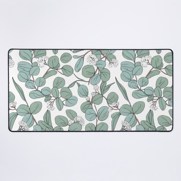 Item preview, Minimalist Eucalyptus Leaves Pattern: Elegant Botanical Line Art designed and sold by VibranPalette.
