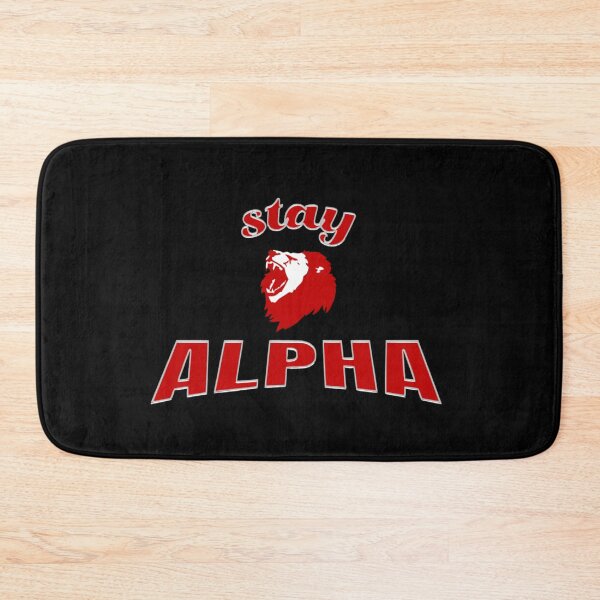 Item preview, Stay Alpha Motivational Quote – Minimal Typography Design designed and sold by Crownvibes.