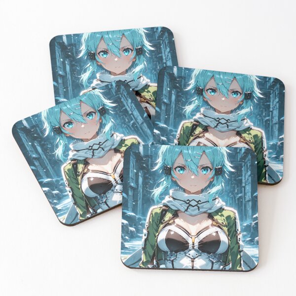 Item preview, Sinon Sword Art Online Winter City Snowfall Mood designed and sold by TorbenKuhano.