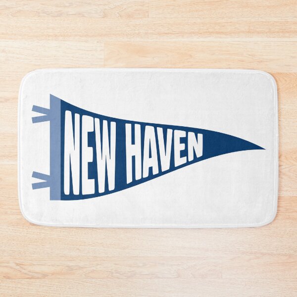 Item preview, New Haven Connecticut Vintage Pennant - Yale Blue Retro Fan Art designed and sold by Sparkledust Creations.
