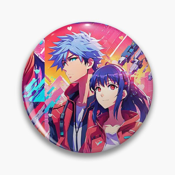 Item preview, Cyberpunk anime couple designed and sold by ArtsJulian.