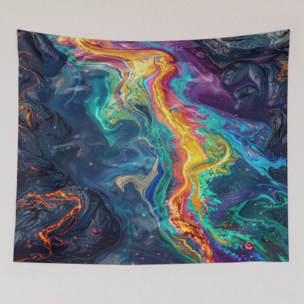 Item preview, Molten Rainbow River - Psychedelic Fluid Lava designed and sold by B-Russ-Stuff.