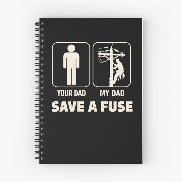 Item preview, My Dad Save A Fuse Electrician Humor designed and sold by xrayprint.