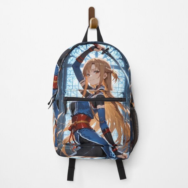 Item preview, Asuna Sword Art Online Stained Glass Hall Blue Tones Poise designed and sold by TorbenKuhano.