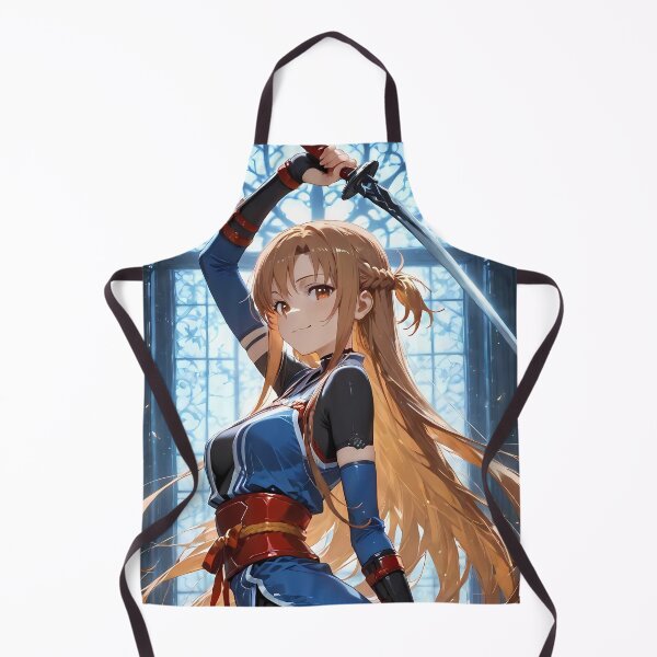 Item preview, Asuna Sword Art Online Stained Glass Hall Blue Tones Poise designed and sold by TorbenKuhano.