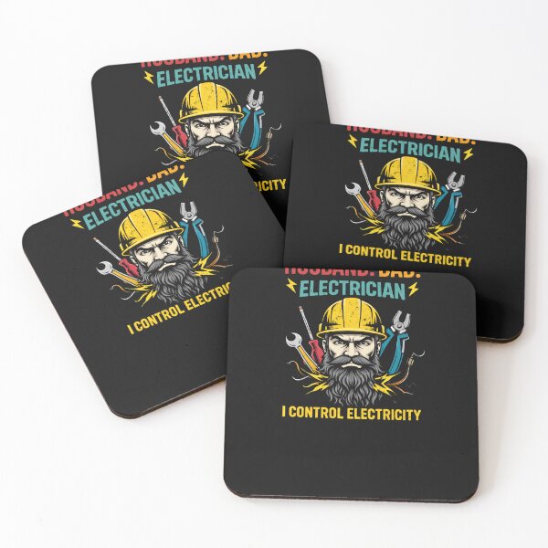 Item preview, Husband Dad Electrician I Control Electricity designed and sold by xrayprint.