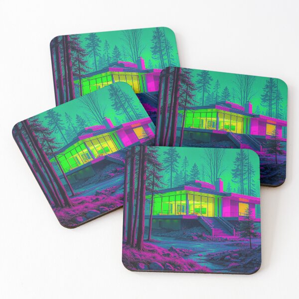 Item preview, Glowing Modern Neon House Concept designed and sold by texdeath4life.