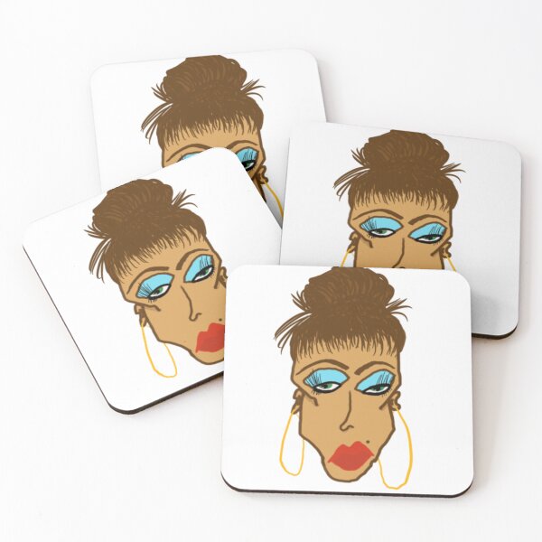 Item preview, Cherry Lips & Big Hoops designed and sold by Sketchy Ladies.