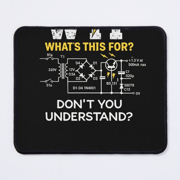 Item preview, Wtf What's This For Don't You Understand Electrician Engineer Tech designed and sold by xrayprint.