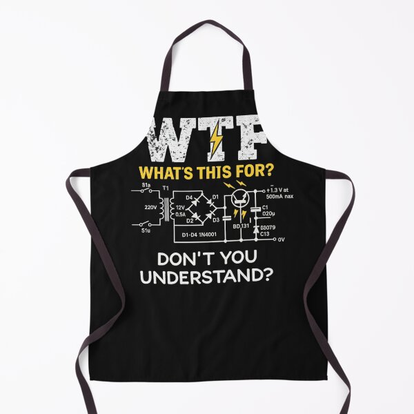 Item preview, Wtf What's This For Don't You Understand Electrician Engineer Tech designed and sold by xrayprint.