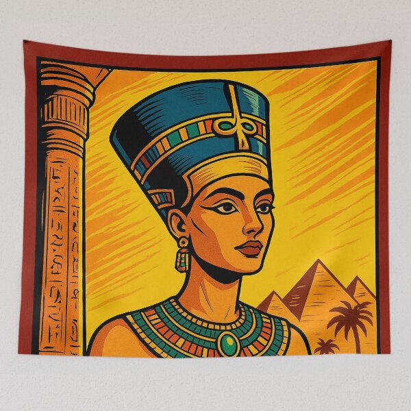 Item preview, Queen Nefertiti of Ancient Egypt Art designed and sold by EASNFTCOL.